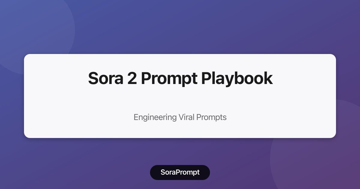 The Sora 2 Prompt Playbook: How Viral Prompts Are Engineered on Reddit and X